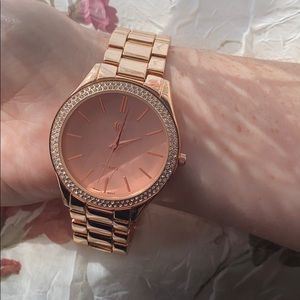 Charming Charlie rose gold watch